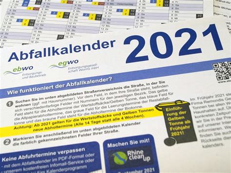 Gelbe Tonne Kommt Und Abfallkalender 2021 Werden Verteilt Wo Magazin