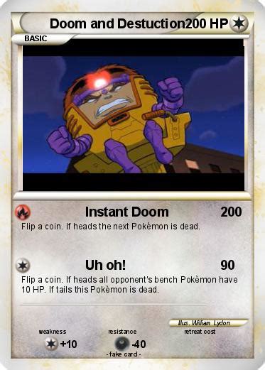 Pokémon Doom And Destuction Instant Doom My Pokemon Card