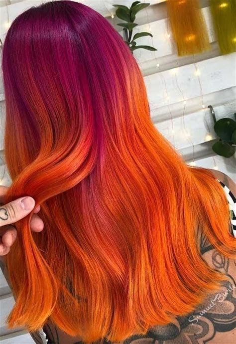 59 Fiery Orange Hair Color Shades Orange Hair Dyeing Tips Orange Hair