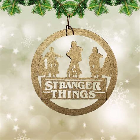 Stranger Things Christmas Ornament T Tag Or Table Placement Holder