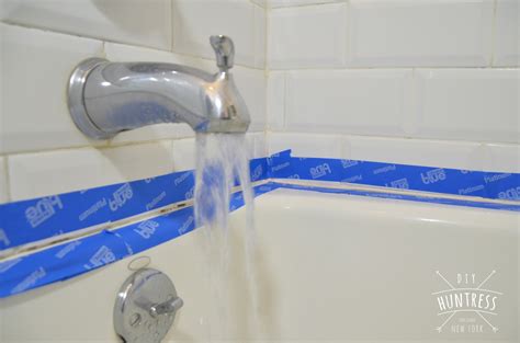 You will then need to clean the area thoroughly with rubbing. How To Re-Caulk Your Bathtub (The Right Way) - DIY Huntress