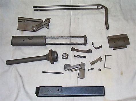 Usgi Grease Gun Parts Lot Kit Set 45acp M3 Wwii