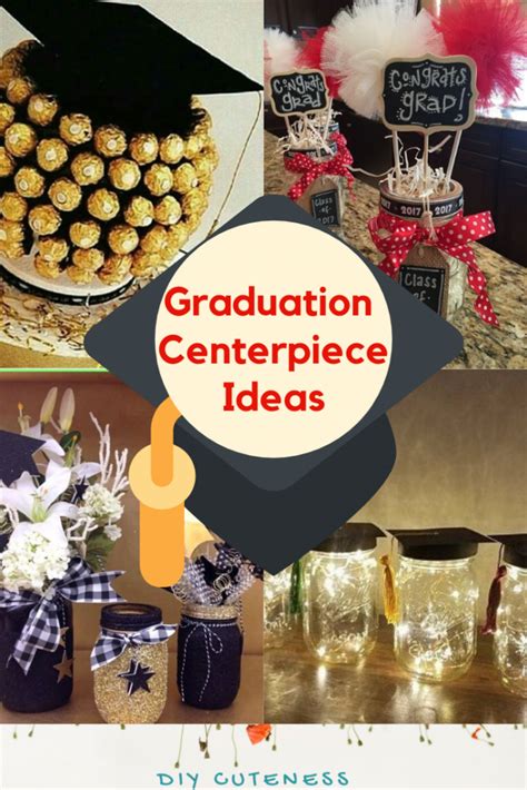 Unique Graduation Table Centerpieces