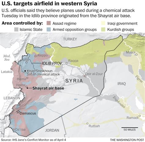 U S Strikes Syrian Military Airfield In First Direct Assault On Bashar Al Assad’s Government
