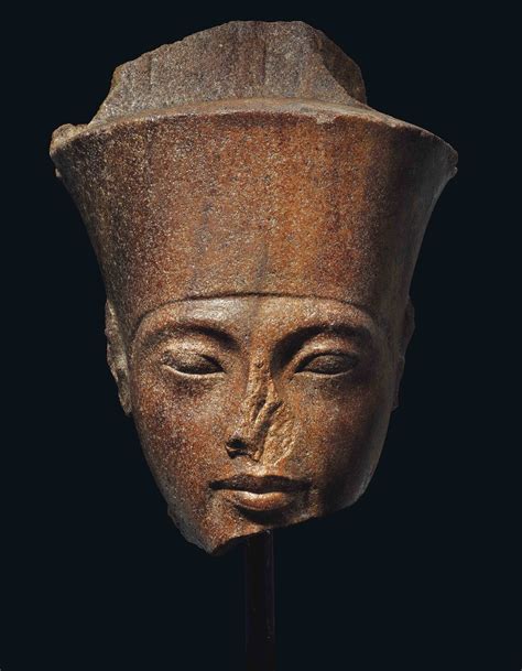 Unique Ancient Egyptian Statue Of King Tutankhamun Head Statue Stone