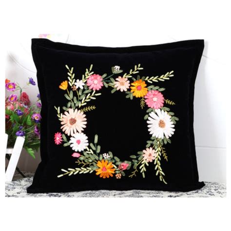 Embroidery Pillow Kits Embroidery Designs