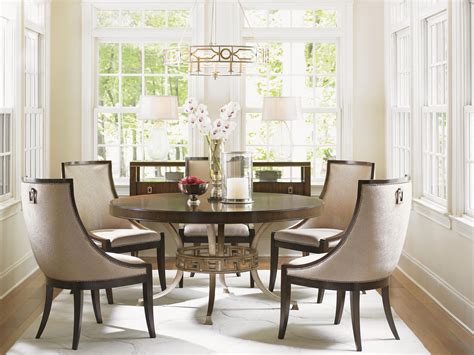 Lexington Tower Place 6 Piece Dining Set with Regis Table and