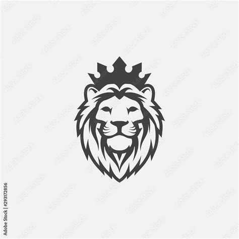 Lion Luxury Logo Icon Template Elegant Lion Logo Design Illustration