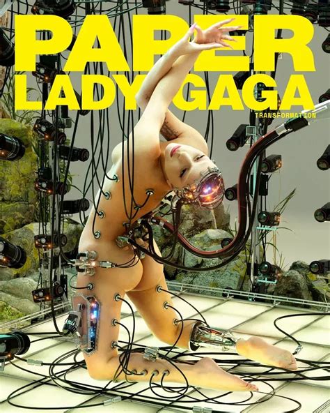 Lady Gaga Nude By Frederic Gaiman In Paper Magazine Photos And