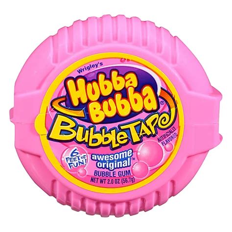 Hubba Bubba Original Bubble Gum Tape 2 Oz Vons
