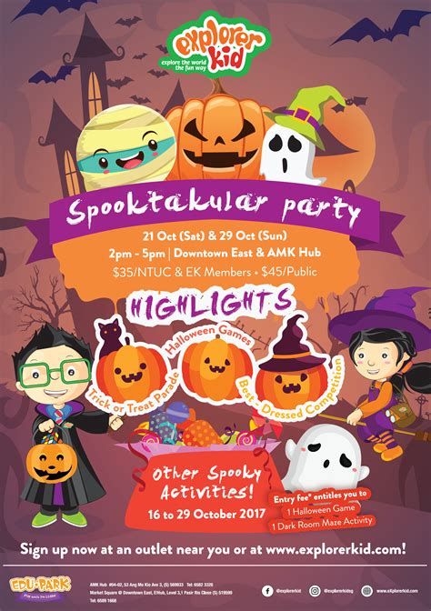Halloween Spooktacular Party 2017 Registration Singapore Eventnook