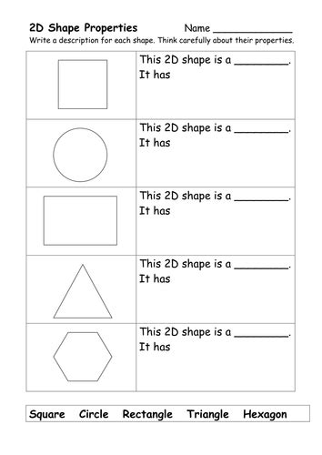 2d And 3d Shape Worksheets Shapes Worksheets 3d Shapes Worksheets