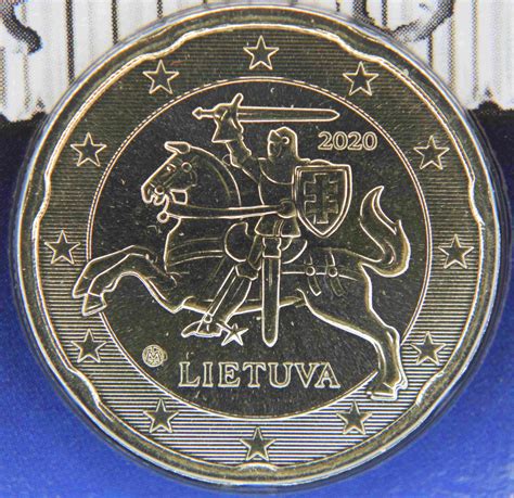 Lituanie 20 Cent 2020 Pieces Eurotv Le Catalogue En Ligne Des Monnaies