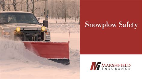 Snowplow Safety Marshfield Insurance