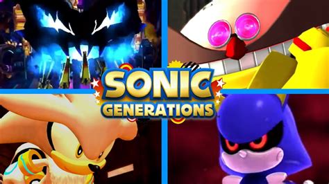 Sonic Generations All Bosses Youtube