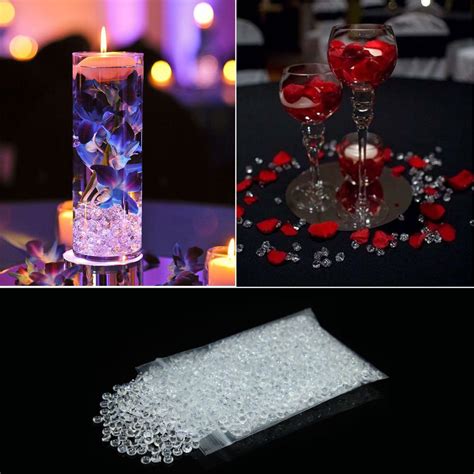 1000 6000pc 4 2mm Acrylic Crystal Diamond Confetti Wedding Table