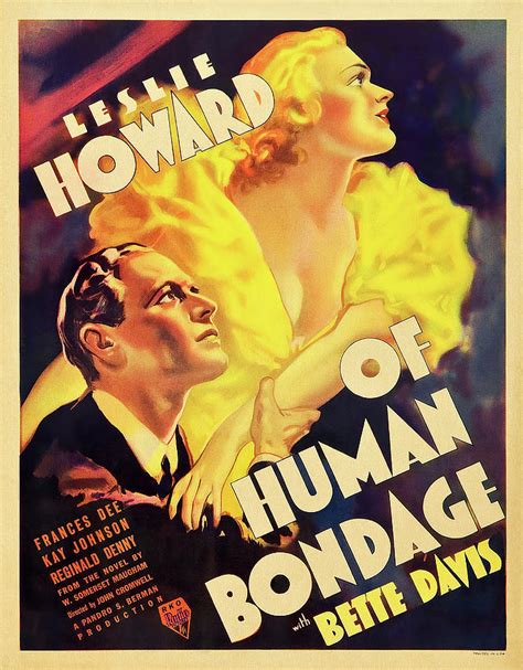 Of Human Bondage With Leslie Howard And Bette Davis 1934 Mixed
