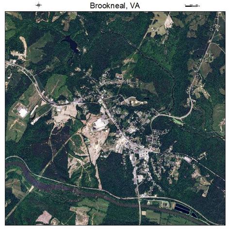 Aerial Photography Map Of Brookneal Va Virginia