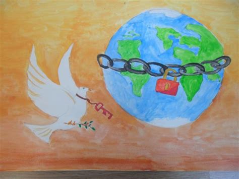 World Peace Day Drawing Easy ~ World Peace Day Drawing Easy Step By