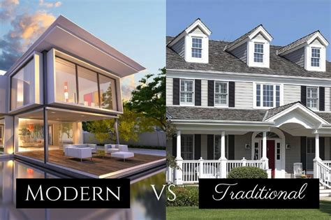 It is also more extreme and often stimulates discussion because of its inclination toward never before seen ideas, styles, and techniques. Difference Between Traditional and Modern Homes - Royal Homes