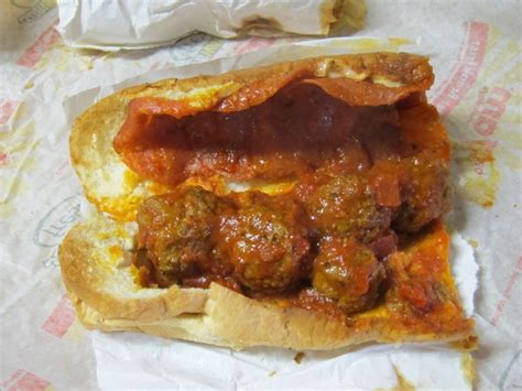 Review Subway Meatball Pepperoni Sub