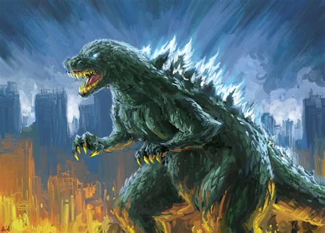 Kaiju Battle Saturday Showcase Cool Godzilla Art