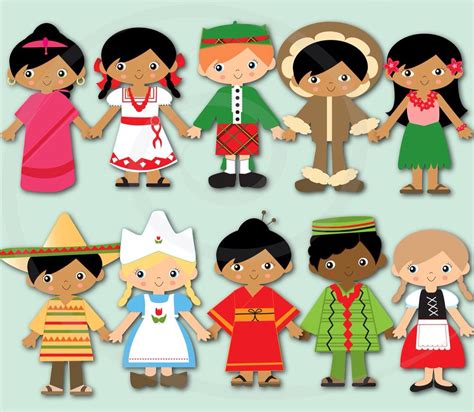 Arriba 98 Foto Niños De Diferentes Nacionalidades Para Colorear Mirada