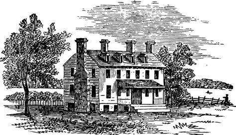 Marion Residence vintage illustration. 35365421 Vector Art at Vecteezy