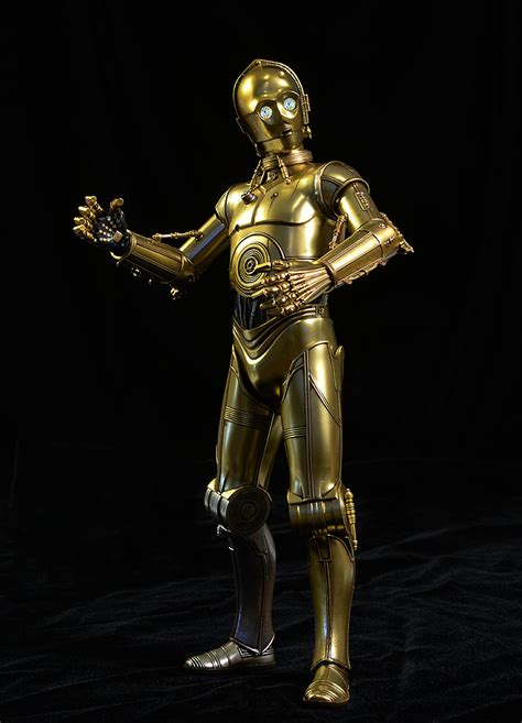 Review And Photos Of Sideshow Star Wars C 3po Sixth Scale Action Figure