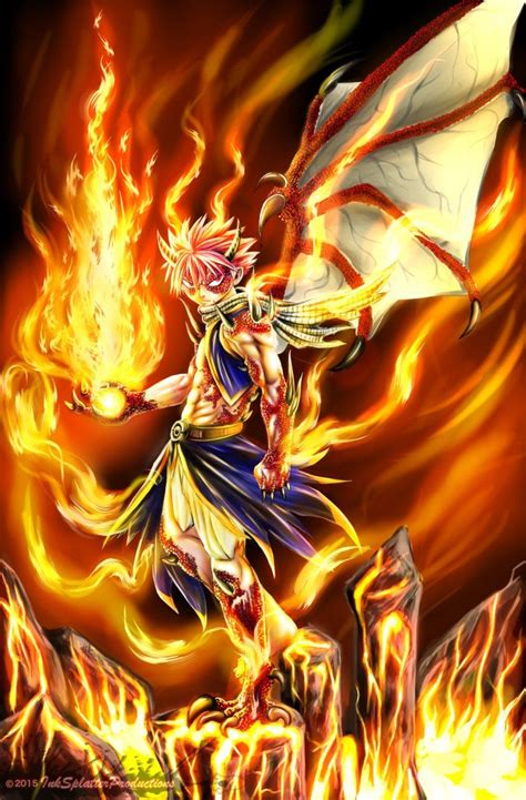Natsu Dragneel Dragon Fire By InksplatterSenpai On DeviantArt With Images Fairy Tale Anime