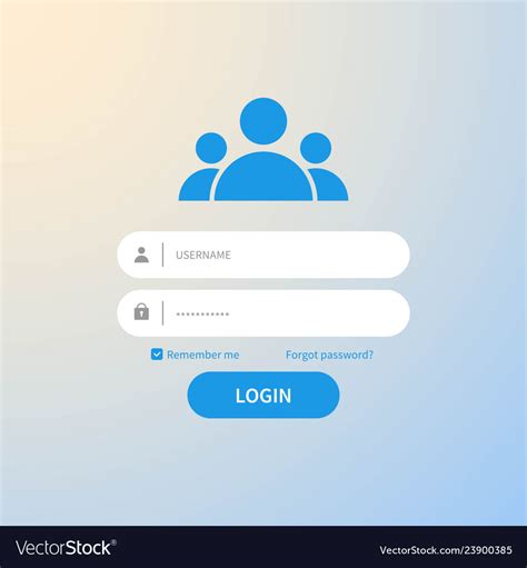 Premium Vector Computer With Login Form Page On Screen Sign In To