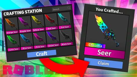 Seer is a godly knife that is used as the base value on many value lists, as it is the least valued godly item in the game. CRAFTING CHROMA SEER GODLY KNIFE! (LOOKS SO COOL) - YouTube