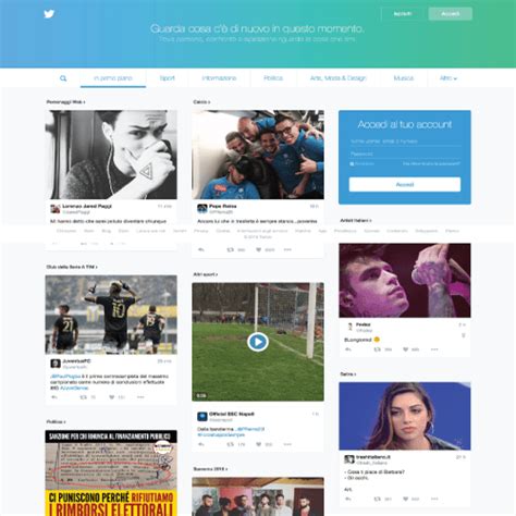 Nuova Homepage Twitter Ecco La Prima Novità Del 2016