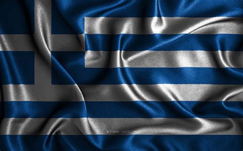 1920x1080px 1080p Free Download Greek Flag Silk Wavy Flags European