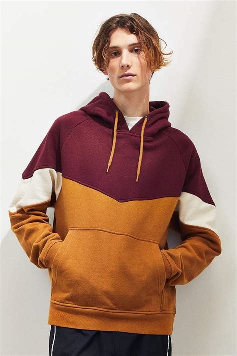 Urban Outfitters Colorblocked Hoodie Sweatshirt Sweatshirts Hoodie