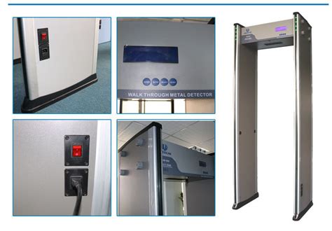 Full Body Scanner Airport Security Walk Through Door Frame Metal