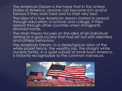 Ppt Definition Of The American Dream Powerpoint Presentation Free