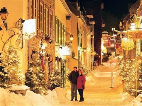 Embrace Christmas Spirit In Beautiful Quebec City Canada Snow