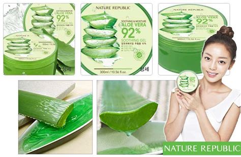 These pictures below are from nature republic official facebook page here: Nature Republic Aloe Vera 92% Soothing Gel *must have ...