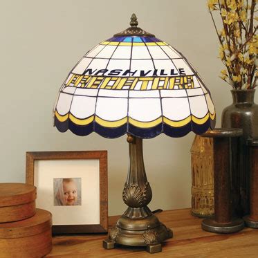 Free delivery and returns on ebay plus items for plus members. Nashville Predators NHL Stained Glass Tiffany Table Lamp