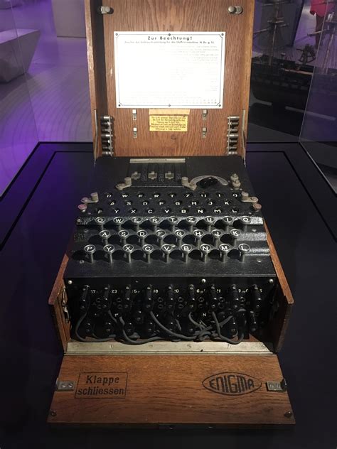 Had The Privilege To See A Real Enigma Machine Science Museum London