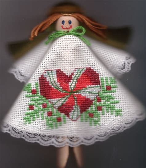 Bothy threads cross stitch christmas card kit, three kings, craft gift for her him, sewing embroidery needlework the kit contains everything you need to stitch this. heart angel ornament - Counted Cross Stitch | Cross stitch ...