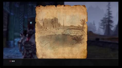 The Elder Scrolls Online Eastmarch Treasure Map Location Youtube