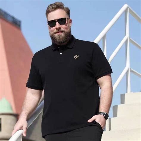 8xl Polo Shirt Mens Plus Fat Plus Size Extra Large Size Business