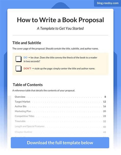 How To Write A Book Proposal That Seals The Book Deal With Template