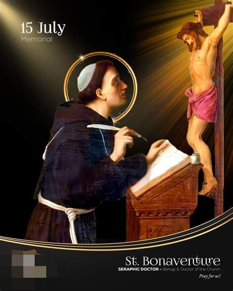 Feast Of Saint Bonaventure Bishop And Doctor 15th July Prayers And