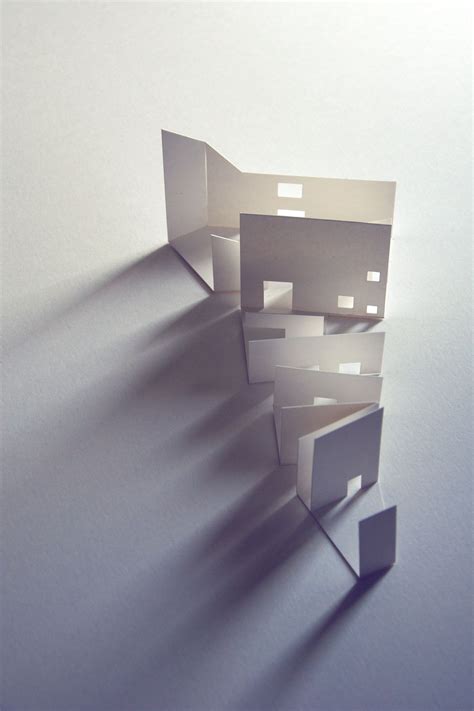 Paper Model Light Study Concept Architecture Architecture