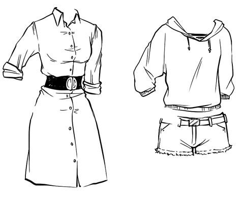 Whenever you are drawing clothes for an anime character, remember where the character is placed on? Anime Clothes Drawing at GetDrawings | Free download