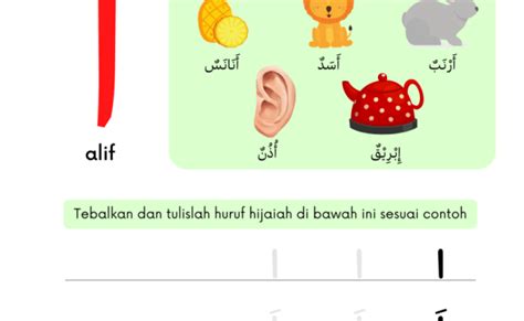 Huruf Hijaiyah Alif Ba Ta Worksheet Menulis Huruf Hijaiyah Alif Ba Ta
