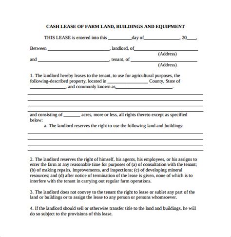 Free Land Lease Agreement Forms To Print 23 Free Rental Application